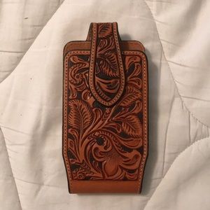 Leather phone case
